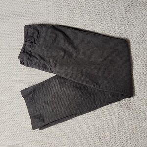 Women's St Johns Bay gray pinstripe pants  some stretch with pockets size 10